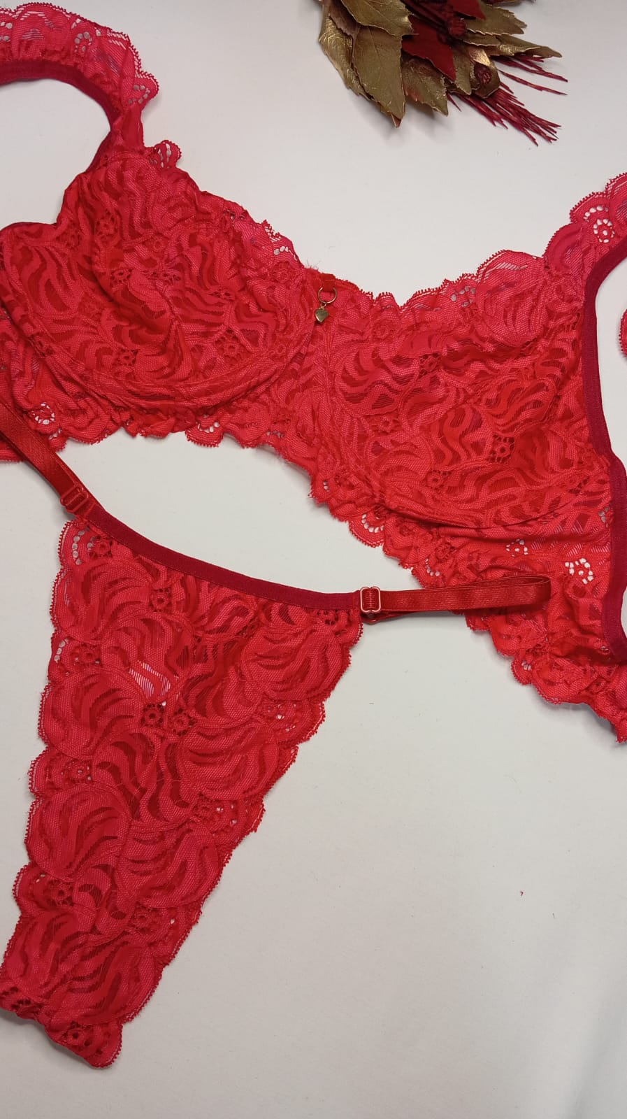 Conjunto Angel - Vermelho / Gg
